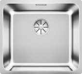 Кухонная мойка Blanco Solis 450-U, с отводной арматурой, полированная сталь 526120