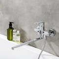 Смеситель для ванны Aquatek Альфа, с длинным изливом, хром AQ1942CR