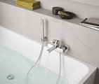 Смеситель для ванны Grohe Lineare, ручной душ, шланг, хром 33850001