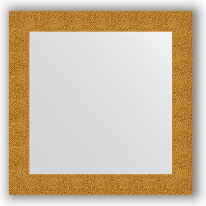Зеркало Evoform Definite 800x800 в багетной раме 90мм, чеканка золотая BY 3246