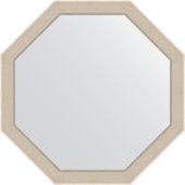 Зеркало Evoform Octagon 640x640 в багетной раме 52мм, травленое серебро BY 7401