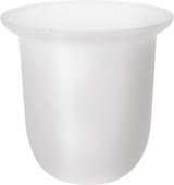 Колба для туалетной щётки Bemeta, матовое стекло 131567003