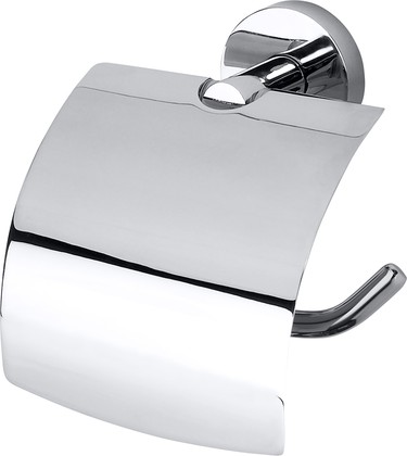 Держатель туалетной бумаги Bemeta Omega правый, с крышкой, хром 104112012R