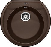Кухонная мойка без крыла, гранит, кофе Blanco RONDOVAL 45 515676