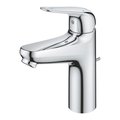 Смеситель для раковины Grohe Euroeco, размер M, рычажный донный клапан, хром 24265001
