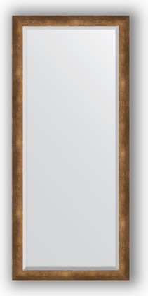 Зеркало Evoform Exclusive 720x1620 с фацетом, в багетной раме 66мм, состаренная бронза BY 1208