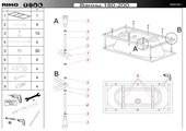 Усиленная рама для ванны Riho 200x90см 2YNVN1019