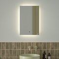 Зеркало с фацетом Defesto Glow 40x60, LED подсветка, ИК-выключатель, нейтральный белый свет DF 2502R