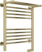 Полотенцесушитель электрический Сунержа Богема 2.0, с полкой, 600x500, МЭМ справа, шампань 020-5207-6050