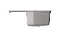 Кухонная мойка Omoikiri Yonaka 61-GR, с крылом, Artgranit, серый 4993636