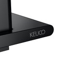 Полочка для душа Keuco Aveno, со встроенным стеклоочистителем, чёрный матовый 14659 370000