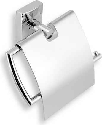Держатель для туалетной бумаги Novaservis Metalia-12, с крышкой, хром 0238.0