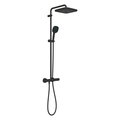 Душевая система Grohe Tempesta 250 Cube, термостат для душа, матовый чёрный 266892431