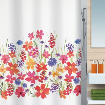 Штора для ванной Spirella Campo, 180x200см, текстиль, мультиколор 1016402
