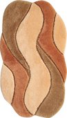 Коврик для ванной 70x120см абрикосовый Grund Carmen 2048.23.4053