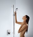 Термостат Hansgrohe ShowerSelect наружная часть, с запорным клапаном, хром 15762000