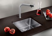 Кухонная мойка Blanco Andano 450-U, отводная арматура, полированная сталь 522963