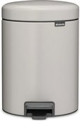 Мусорный бак с педалью Brabantia NewIcon 5л, Soft Grey Мягкий серый 252204