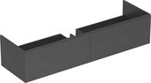 Шкафчик под раковину Geberit Xeno² 1595х350х475мм, 2 ящика, серый дуб 500.346.43.1