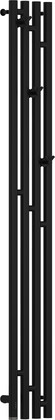 Полотенцесушитель электрический Сунержа Кантата 3.0 1500х159 левый, матовый чёрный 31-5846-1516