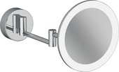 Зеркало косметическое Kludi Vela R настенное, одностороннее, хром 5899505W