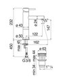 Смеситель для раковины Nobili Live 232, хром LV00458/2CR