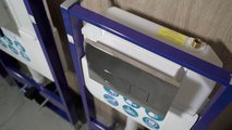 Инсталляция для подвесного унитаза Aquatek Standart 50, без клавиши смыва, звукоизоляционная прокладка INS-0000012