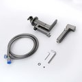 Комплект для гигиенического душа Aquatek Альфа встроенный, оружейная сталь AQ1919BGM