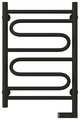Полотенцесушитель электрический Сунержа Элегия 2.0 600x400, МЭМ правый, чёрный матовый 31-5219-6040