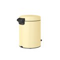 Мусорный бак с педалью Brabantia NewIcon 5л, ванильно-жёлтый 233784
