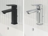 Душевая система Grohe Cubeo Tempesta 250 Cube, смеситель встроенный, верхний душ, ручной душ, матовый чёрный 1053362430