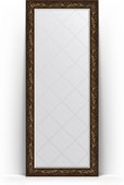 Зеркало Evoform Exclusive-G Floor 840x2030 пристенное напольное, с гравировкой, в багетной раме 99мм, византия бронза BY 6326