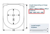Сиденье для унитаза Haro Manta slim, быстросъёмное, микролифт, белое 543288