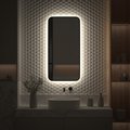 Зеркало с окантовкой Defesto Aura 50x100, LED подсветка, ИК-выключатель, нейтральный белый свет DF 2965R