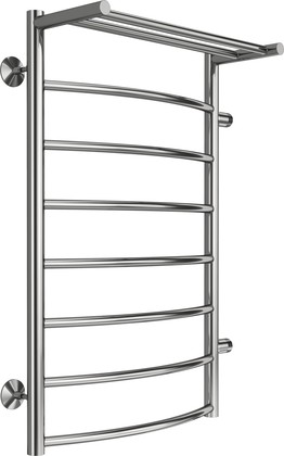 Полотенцесушитель водяной Terminus Классик с полкой, П8 500x800 бп500, сталь полированная 4670078556769