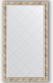 Зеркало Evoform Exclusive-G 930x1680 с фацетом и гравировкой, в багетной раме 70мм, прованс с плетением BY 4392
