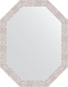 Зеркало Evoform Polygon 720x920 в багетной раме 70мм, соты алюминий BY 7100