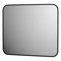 Зеркало прямоугольное Evoform Colora 600x700, с чёрной окантовкой BY 0436