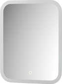Зеркало с матированием и LED-подсветкой Defesto, 15W, 40x50см, сенсорный выключатель, тёплый белый свет DF 3811S