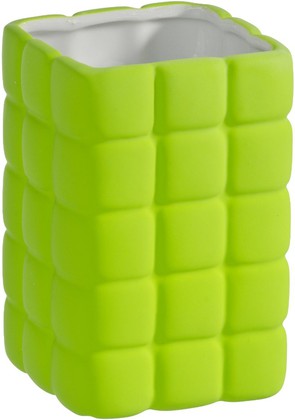 Стакан зелёный Wenko Cube 20446100