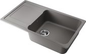 Кухонная мойка Omoikiri Hokori 86-GR с крылом, tetogranit, leningrad grey 4997190