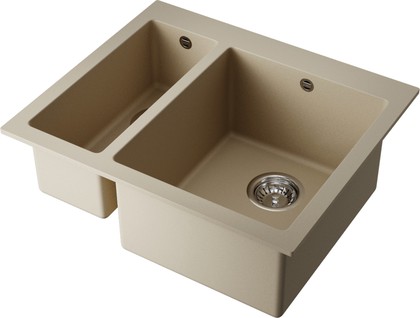 Кухонная мойка Omoikiri Bosen 59-2-CH, гранит, шампань 4993245