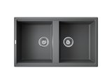 Кухонная мойка Omoikiri Tedori 86-2-PL Tetogranit, платина 4993931