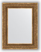 Зеркало Evoform Definite 630x830 в багетной раме 101мм, вензель бронзовый BY 3063