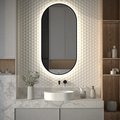 Зеркало с окантовкой Defesto Aura 60x120, LED подсветка, сенсорный выключатель, нейтральный белый свет DF 2926S