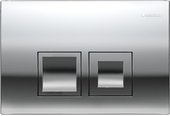Кнопка двойного смыва для инсталляции, хром глянцевый Geberit Delta50 115.135.21.1