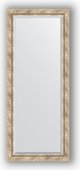 Зеркало Evoform Exclusive 630x1530 с фацетом, в багетной раме 70мм, прованс с плетением BY 3563
