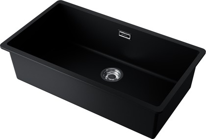 Кухонная мойка Omoikiri Kata 74-U BL, Artgranit, чёрный 4997567