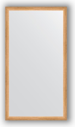 Зеркало Evoform Definite 600x1100 в багетной раме 37мм, клён BY 0732