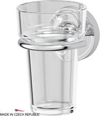 Стакан Ellux Elegance настенный хрусталь, хром ELE 006/ELU 001